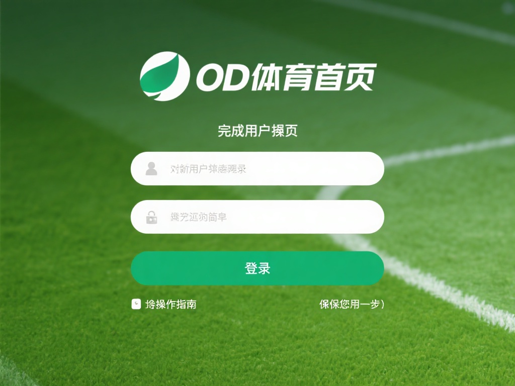 对于新用户来说，完成OD体育首页登录可能显得有些陌