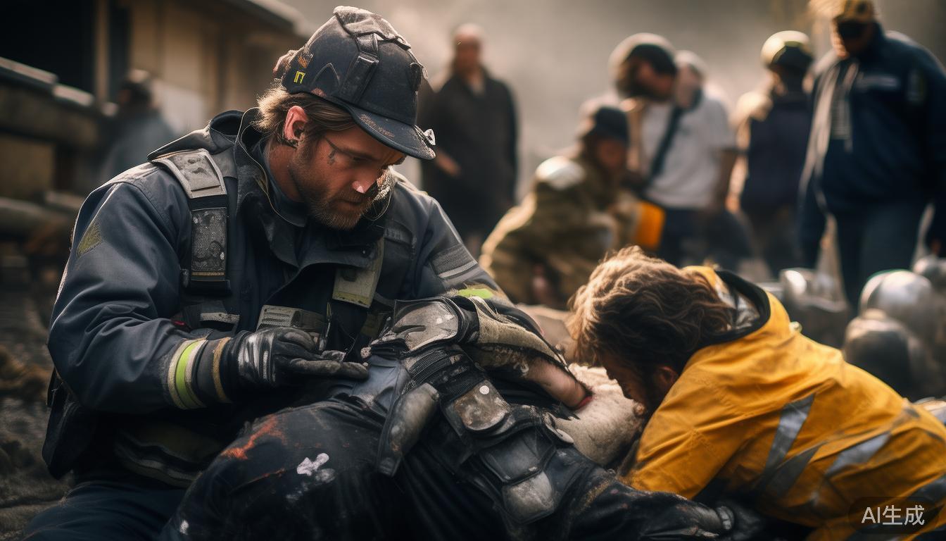 在事故发生瞬间，保持冷静尤为重要。立即判断伤者情况